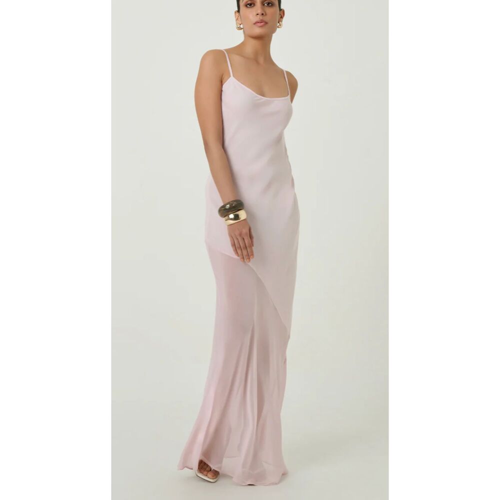 SUMMER AWAY Noosa Slip Maxi Dress‎ Rose Water Small NEW NWT